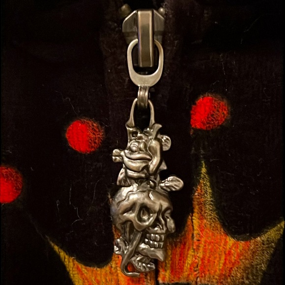 ED HARDY New York City Velour Hoodie *Rare and Vintage - Picture 4 of 16